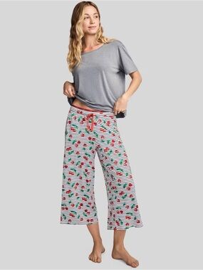 Women’s Cherry Stripe Lounge Pants